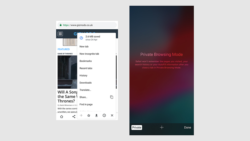 Incognito and private mode can protect you... up to a point.